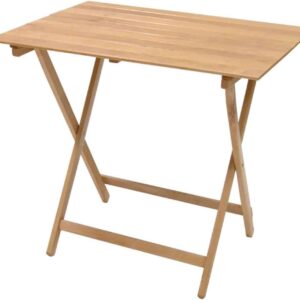 MESA PLEGABLE PICNIC MADERA CAMPING FESTIVALES cm 60x80 H 75 580DF