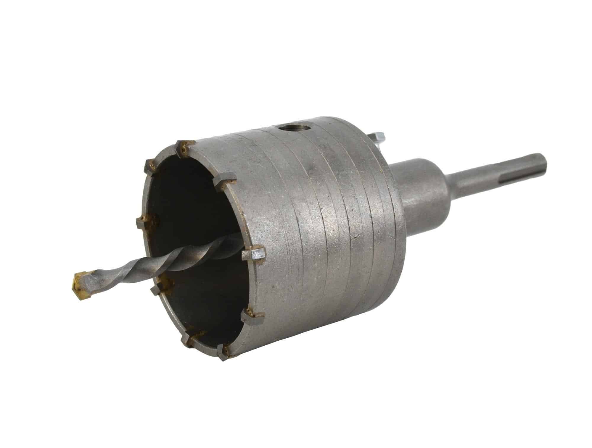 BROCA COPA DE PERFORACIÓN DE NÚCLEO 80 MM PARA CORTADORES DE PARED VARILLA DE CEMENTO DE PIEDRA SDS PLUS 532a