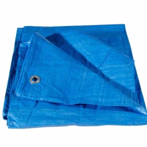 FUNDA OJAL IMPERMEABLE 90GR ANTICONGELANTE PROTECTOR 6X8 MT CUBIERTA AZUL 690