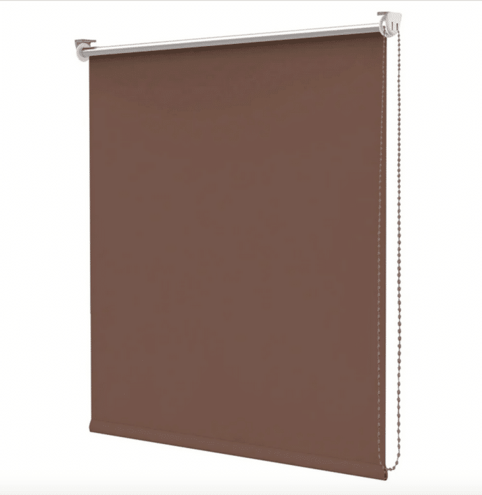 TOLDO COLGANTE BALCÓN CON CADENA 100x160 cm PATRÓN MARRÓN 973ds