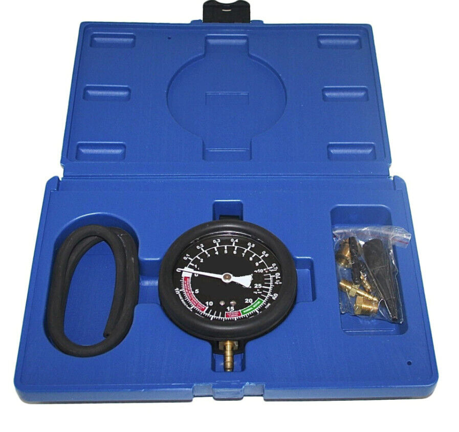 PROBADOR DE BOMBA DE COMBUSTIBLE MANÓMETRO DE CARBURADOR MANÓMETRO DE PRESIÓN DE VACÍO DE COMBUSTIBLE COCHE 444sa