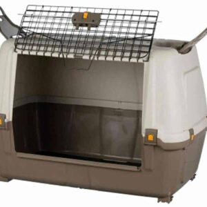 TRANSPORTÍN PARA PERROS PERROS GATOS ANIMALES HOMOLOGADOS PARA VIAJES COCHES cm 88x52x62 H PLÁSTICO 482