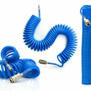 MANGUERA DE AIRE COMPRIMIDO ESPIRAL 15 MT METROS RACOR DE MANGUERA DE COMPRESOR 141