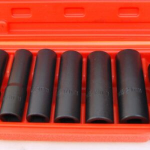 10 CASQUILLOS ACANALADOS XZN DESTORNILLADOR DE IMPACTO LARGO REFORZADO DE 1/2" 10-24mm 103C